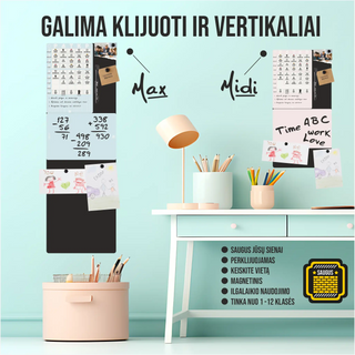 Mokinio lenta - tvarkaraštis