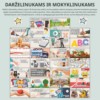 Ugdymo Lenta 3 vaikams - "Magnetinė vaikų elgesio ugdymo lenta"