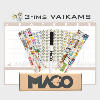 Ugdymo Lenta 3 vaikams - "Magnetinė vaikų elgesio ugdymo lenta"